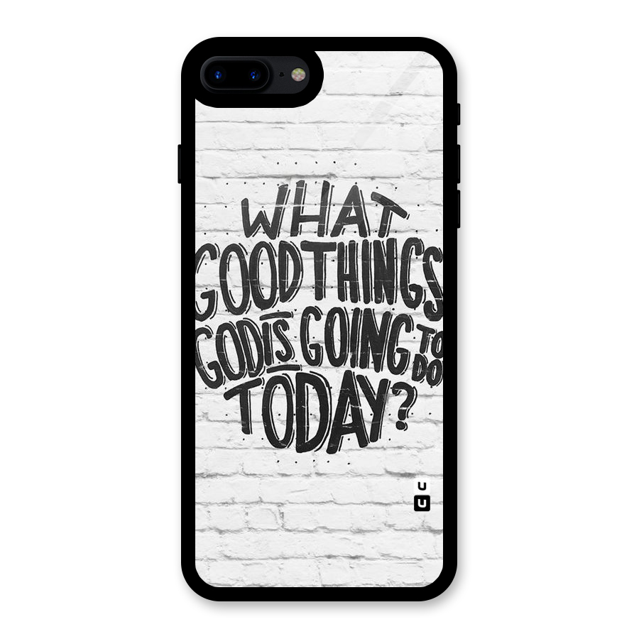Wall Good Glass Back Case for iPhone 8 Plus