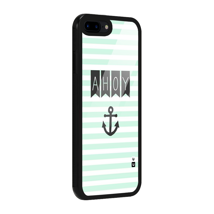 Ahoy Sailor Glass Back Case for iPhone 8 Plus