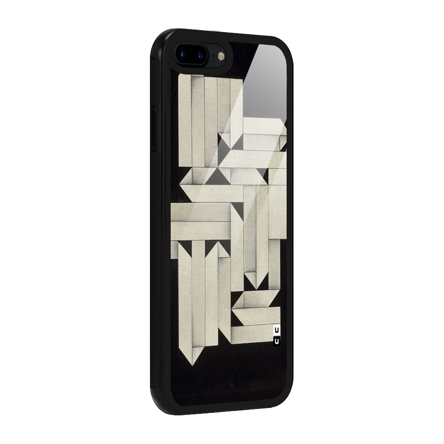 Ancient Rugged Glass Back Case for iPhone 8 Plus