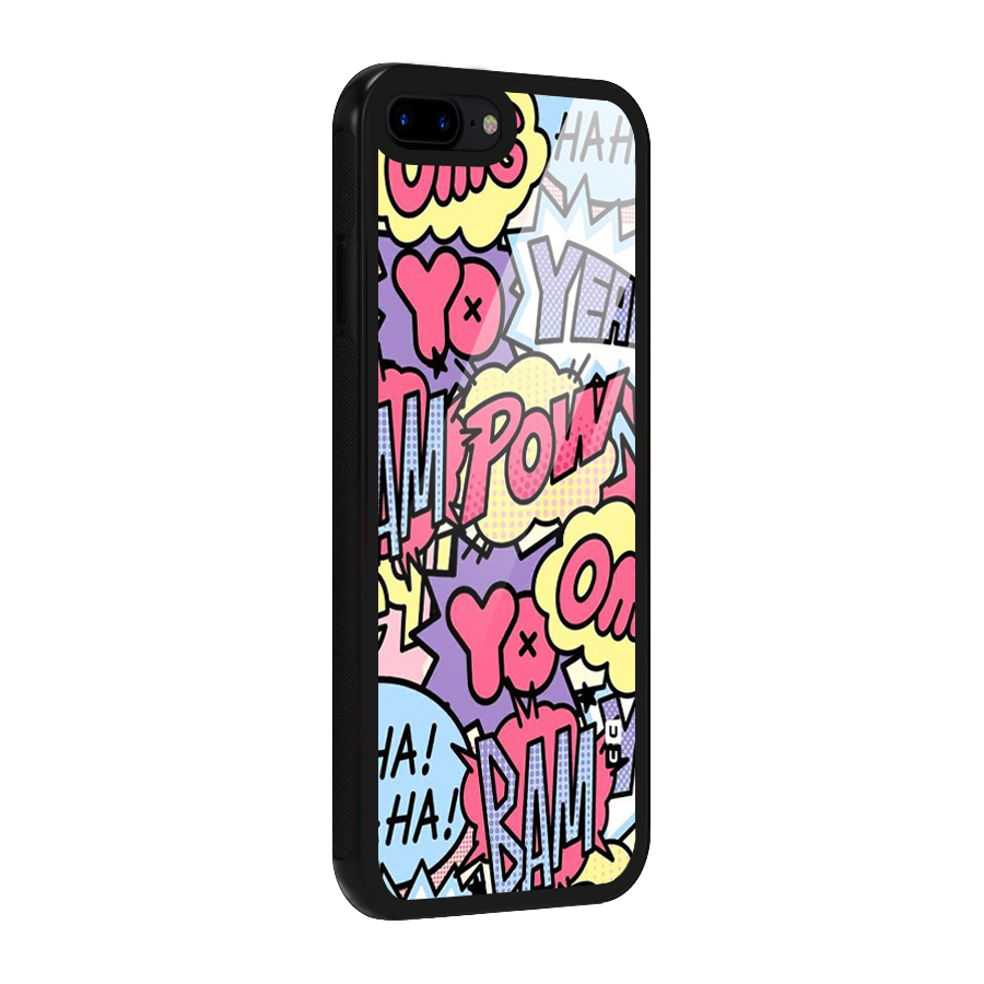 Bam Omg Glass Back Case for iPhone 8 Plus