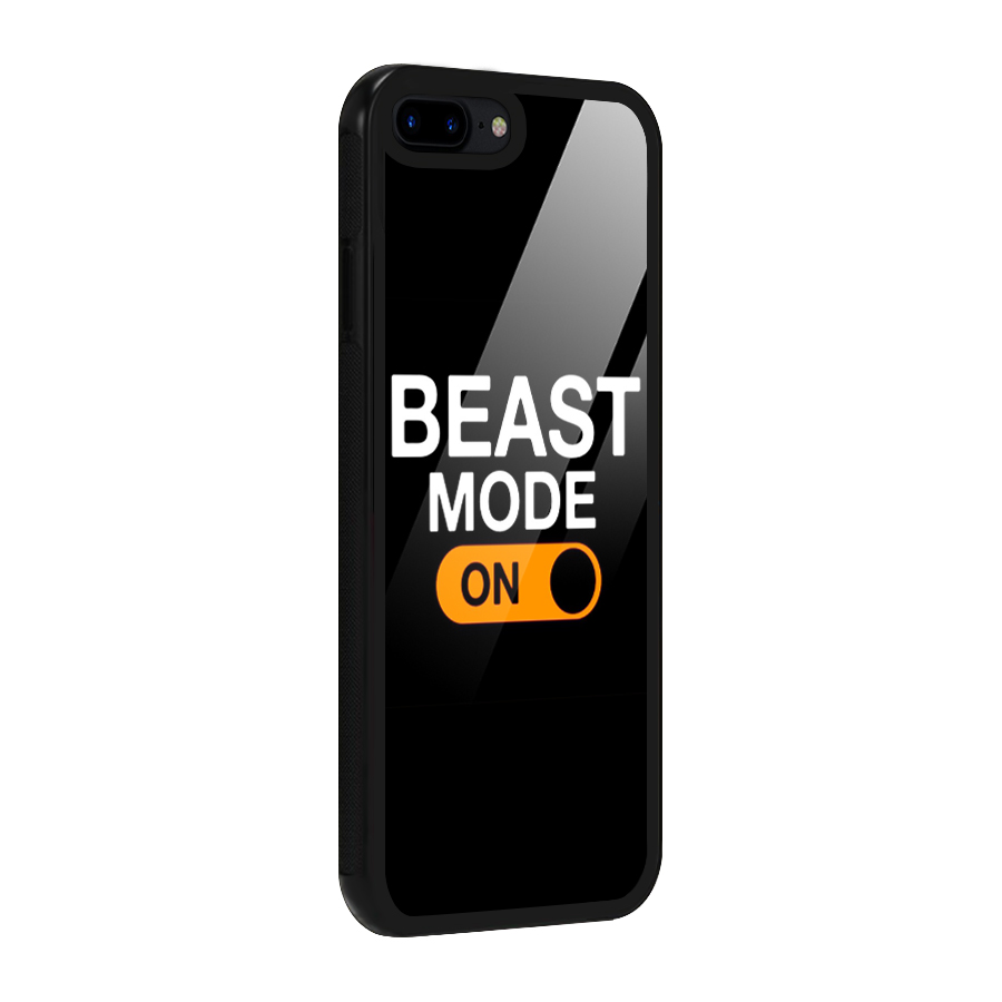 Beast Mode Switched On Glass Back Case for iPhone 8 Plus