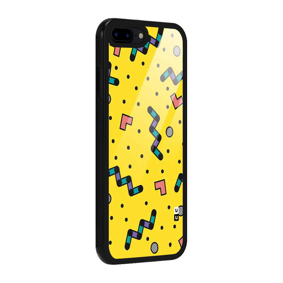 Block Shades Glass Back Case for iPhone 8 Plus