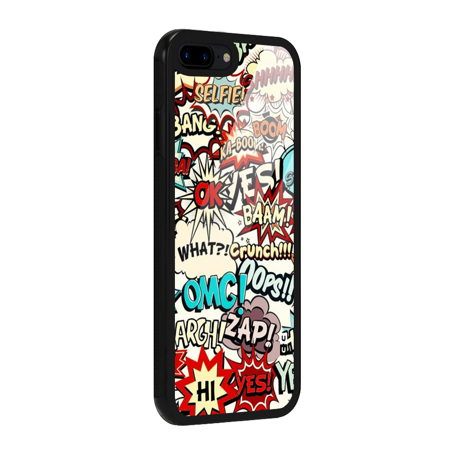 Boom Zap Glass Back Case for iPhone 8 Plus