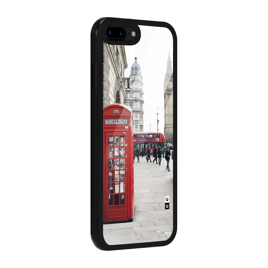 Booth In Red Glass Back Case for iPhone 8 Plus
