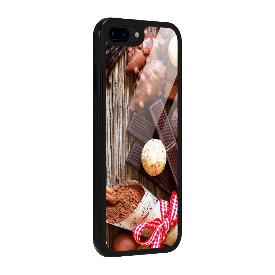 Chocolate Candies Glass Back Case for iPhone 8 Plus