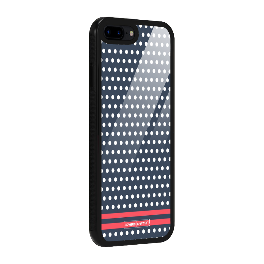 Classic Polka Dots Glass Back Case for iPhone 8 Plus