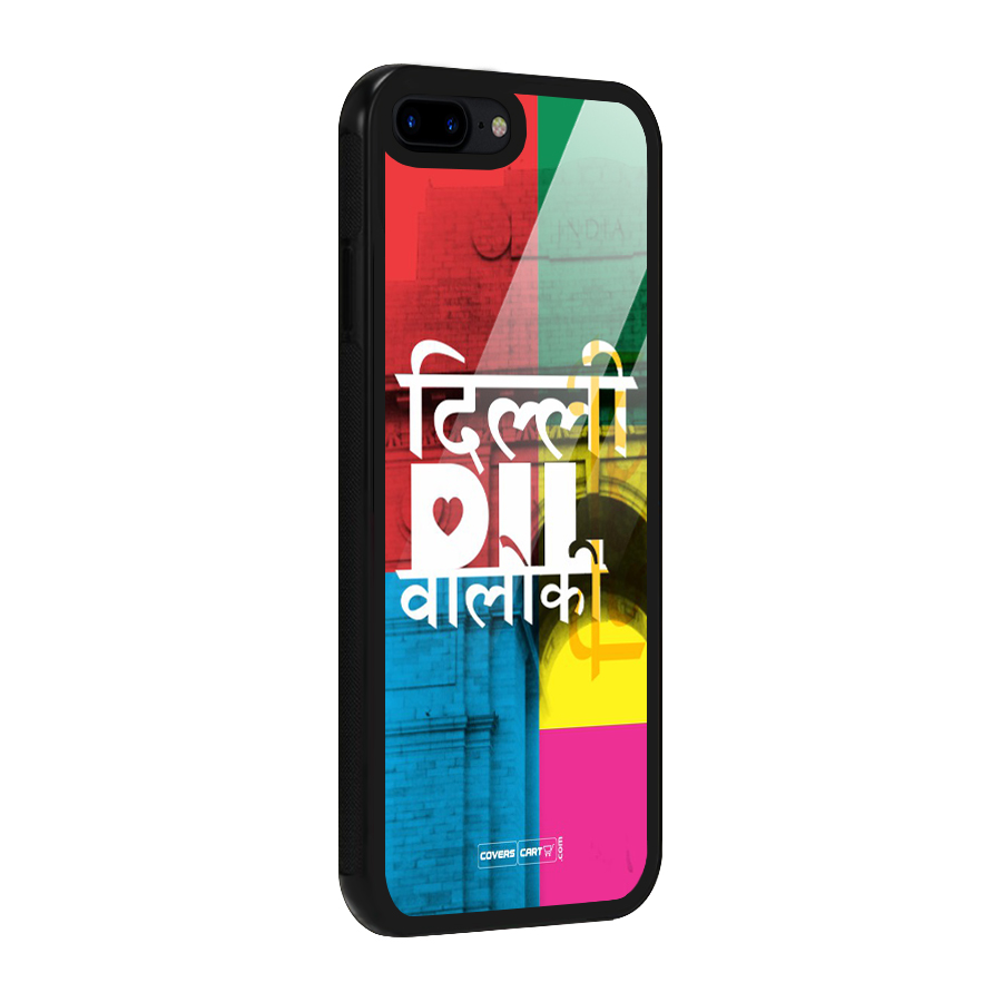 Delhi Citystyle Glass Back Case for iPhone 8 Plus