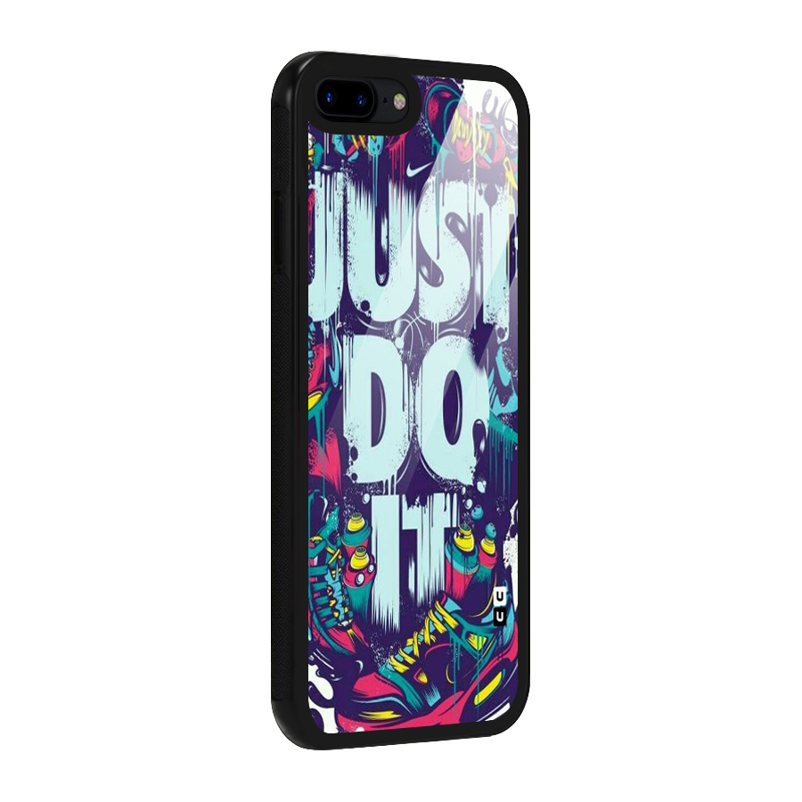 Do It Abstract Glass Back Case for iPhone 8 Plus