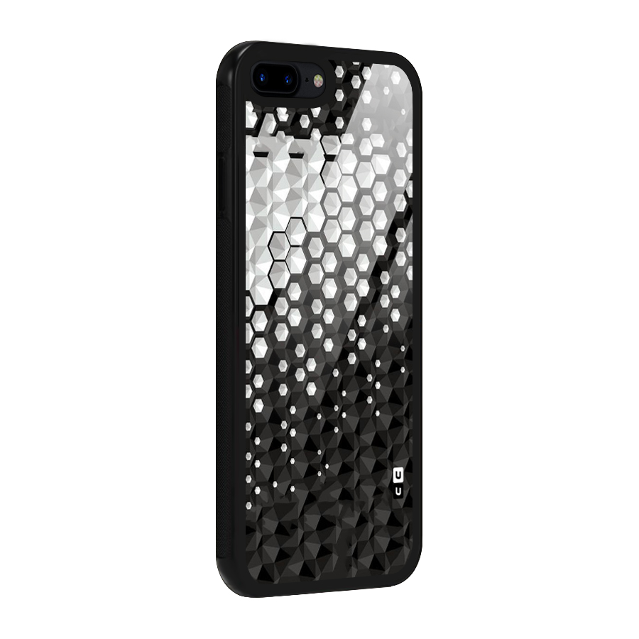 Elite Hexagonal Glass Back Case for iPhone 8 Plus