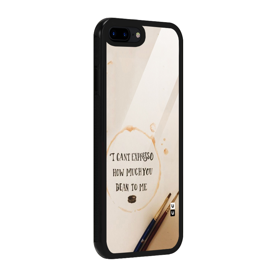 Espresso Bean Glass Back Case for iPhone 8 Plus
