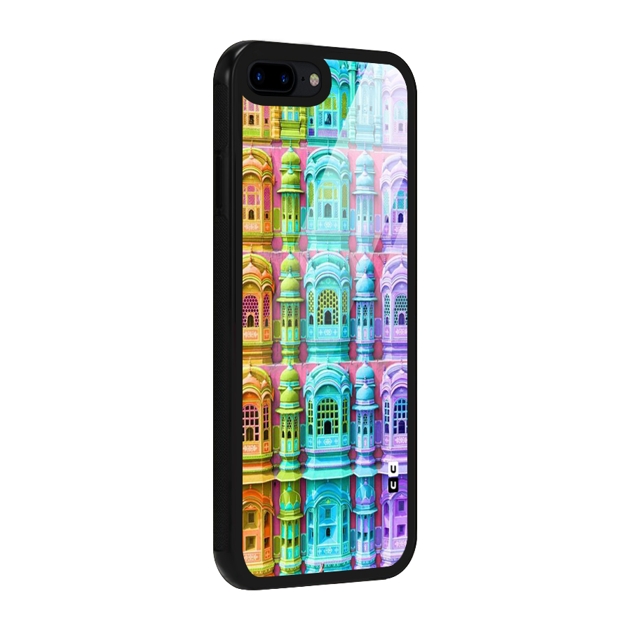 Fancy Architecture Glass Back Case for iPhone 8 Plus