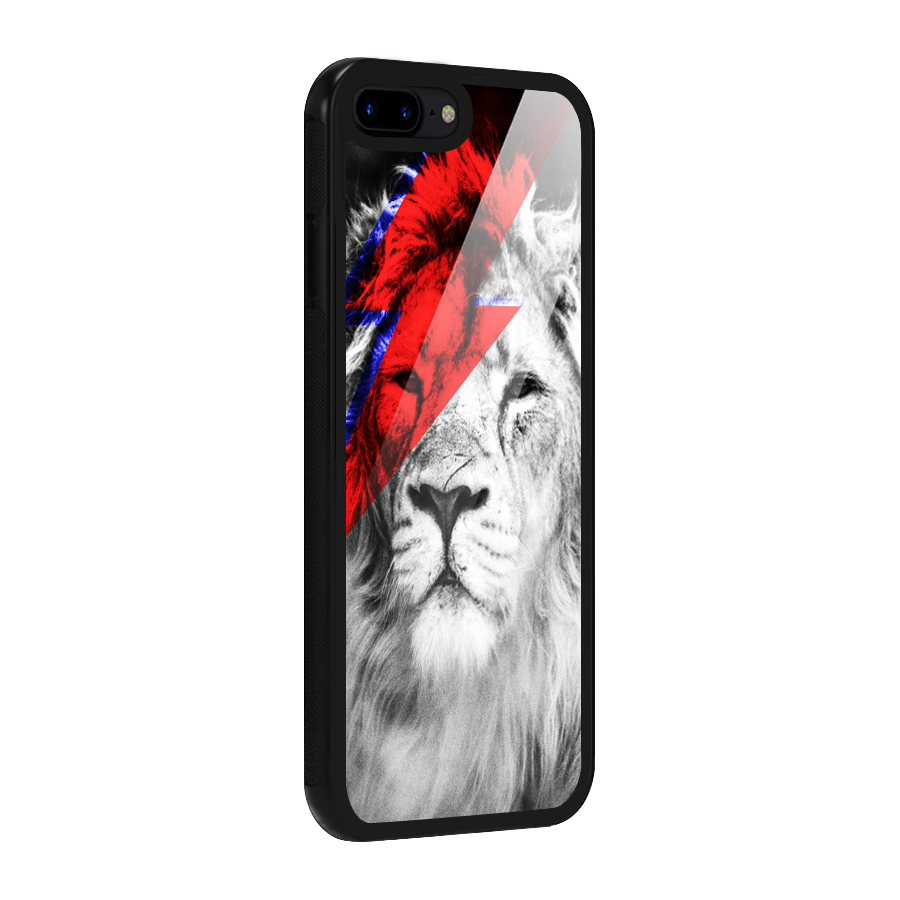 Fearless Lion Glass Back Case for iPhone 8 Plus