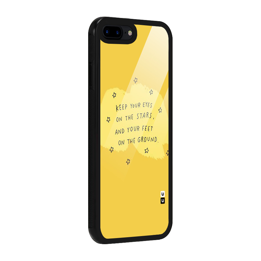 Feet On Ground Glass Back Case for iPhone 8 Plus