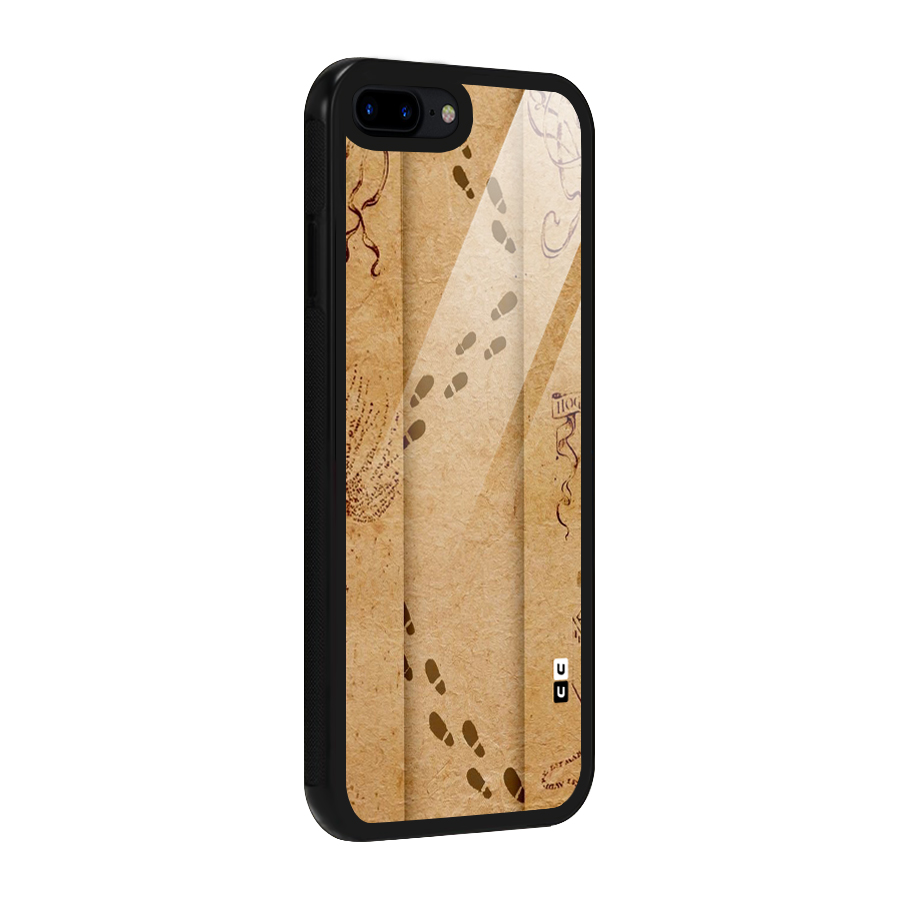 Footsteps Glass Back Case for iPhone 8 Plus