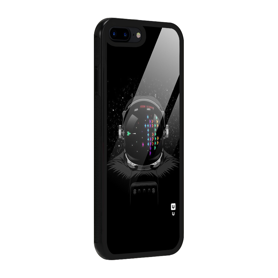 Gamer Head Glass Back Case for iPhone 8 Plus