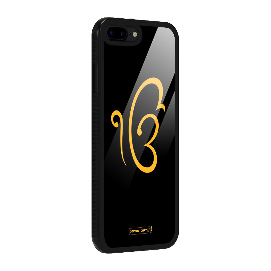Ik Onkar Glass Back Case for iPhone 8 Plus