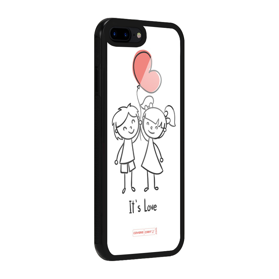 Its Love Glass Back Case for iPhone 8 Plus