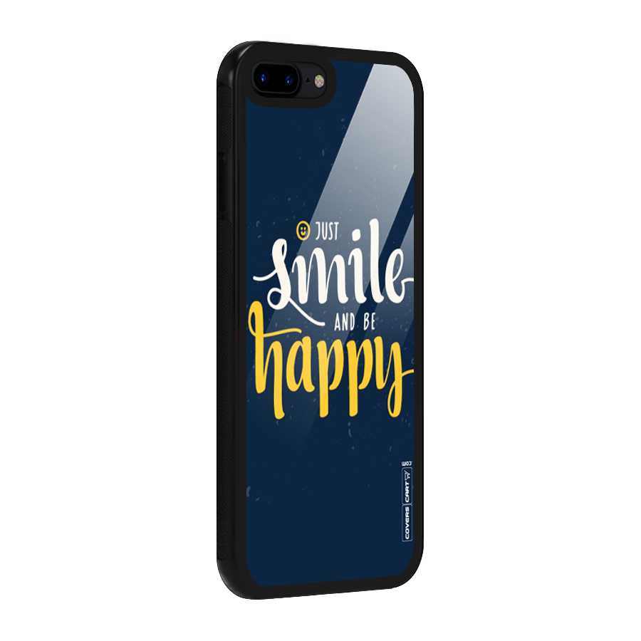 Just Smile Glass Back Case for iPhone 8 Plus