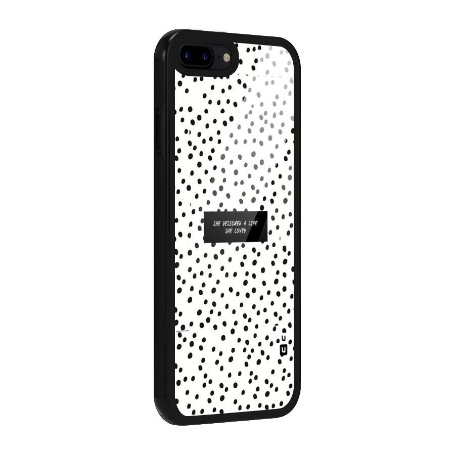 Life Loved Glass Back Case for iPhone 8 Plus