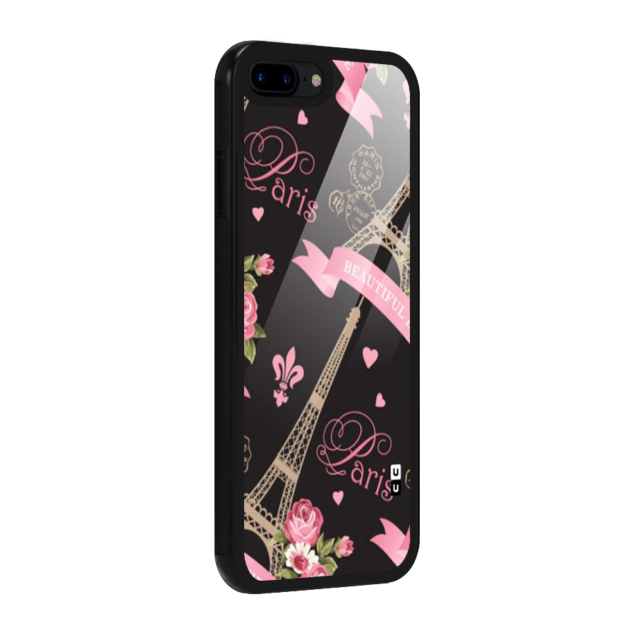 Love Tower Glass Back Case for iPhone 8 Plus