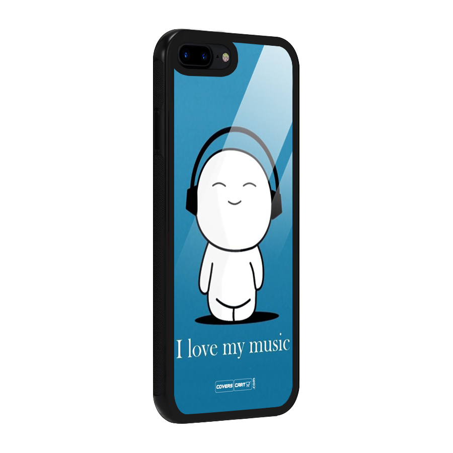 Love for Music Glass Back Case for iPhone 8 Plus