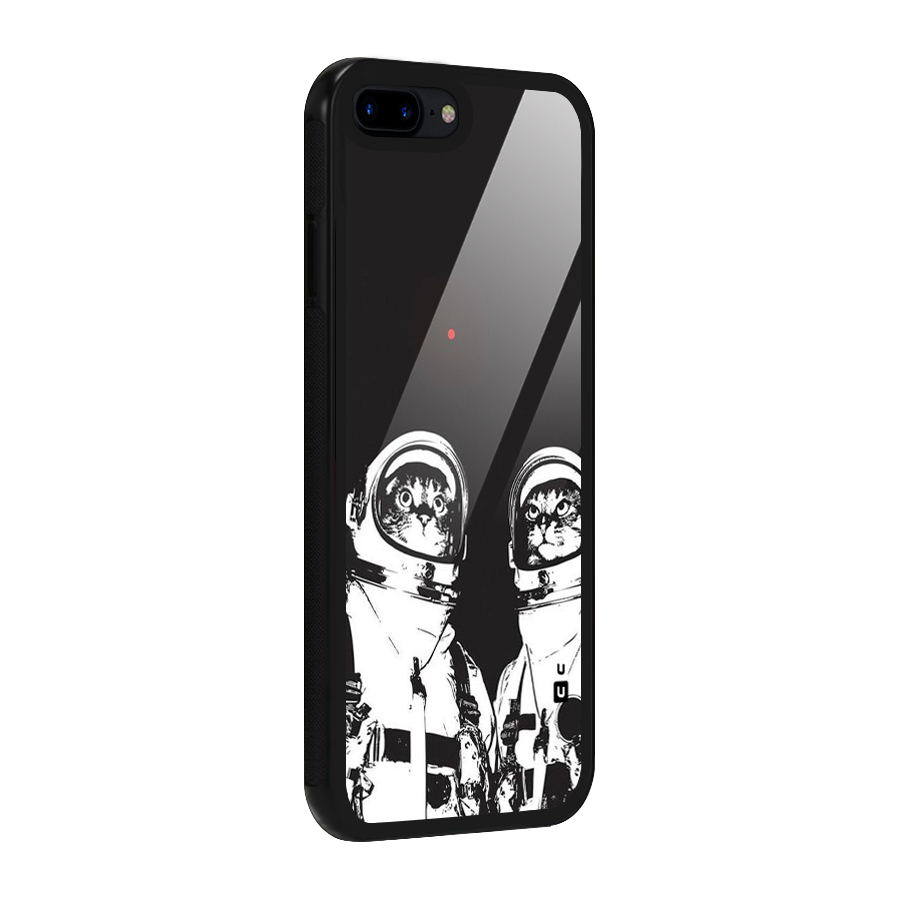 Meow Moon Glass Back Case for iPhone 8 Plus