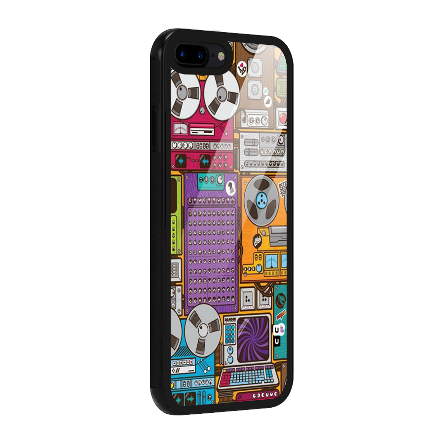 Music Decks Glass Back Case for iPhone 8 Plus