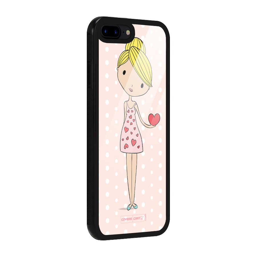 My Innocent Heart Glass Back Case for iPhone 8 Plus