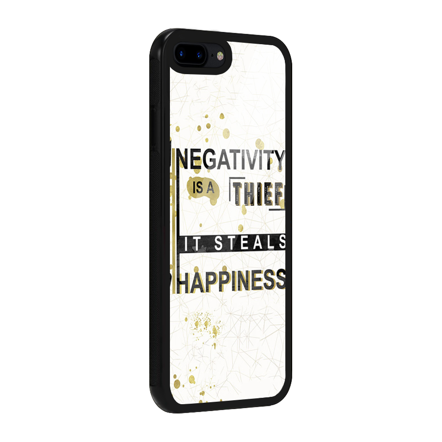 Negativity Thief Glass Back Case for iPhone 8 Plus