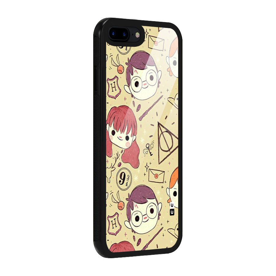 Nerds Glass Back Case for iPhone 8 Plus