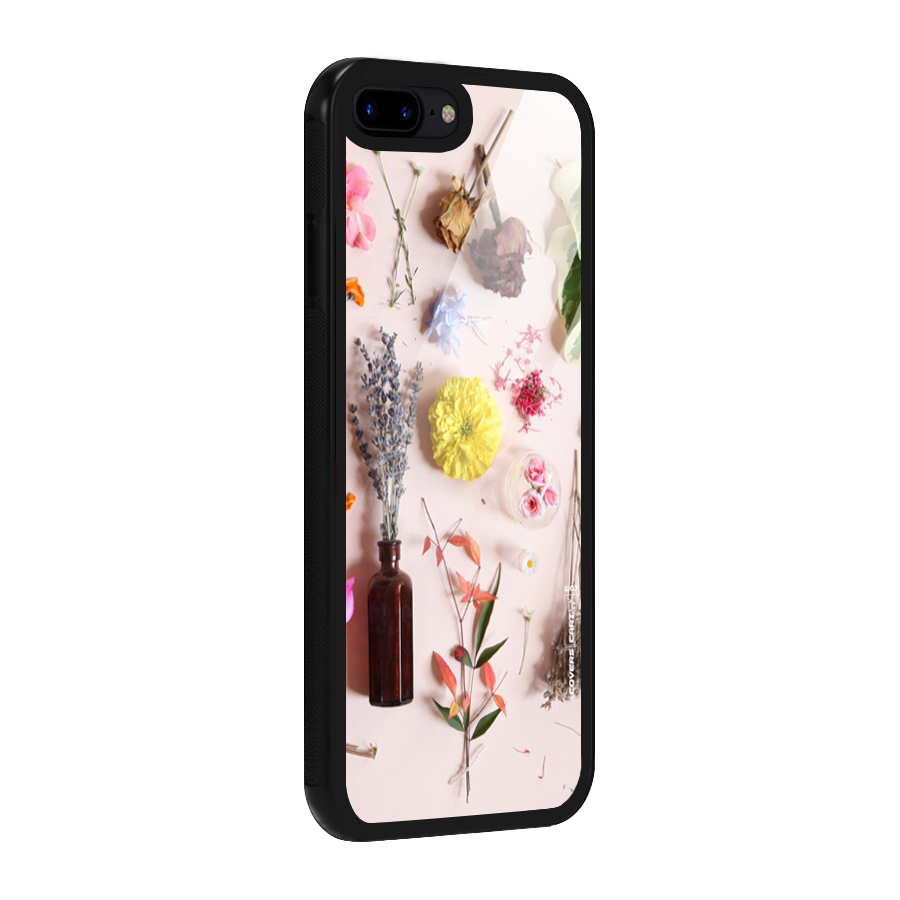 Old Petals Glass Back Case for iPhone 8 Plus
