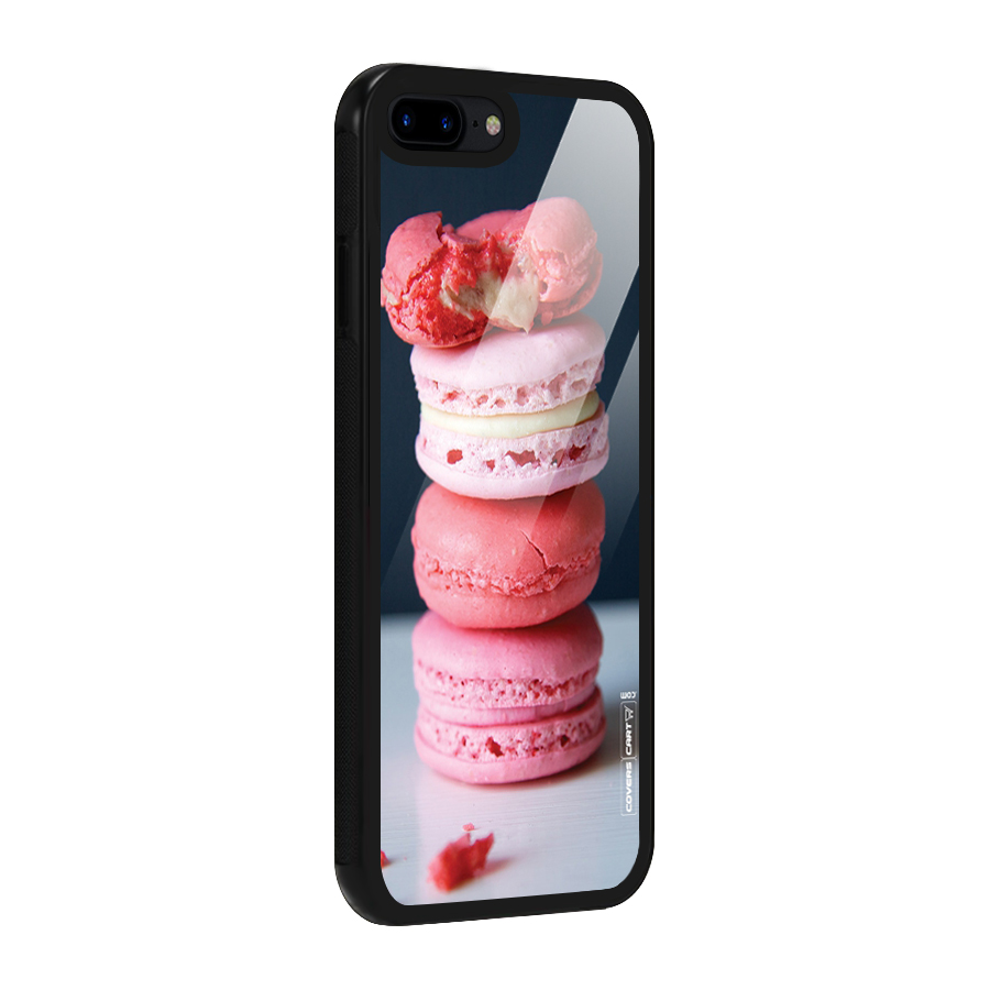 Pastel Macroons Glass Back Case for iPhone 8 Plus