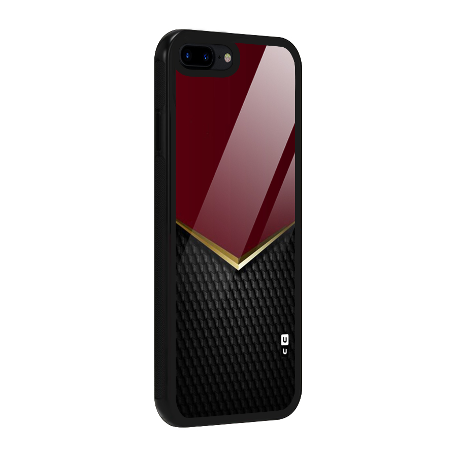 Rich Design Glass Back Case for iPhone 8 Plus