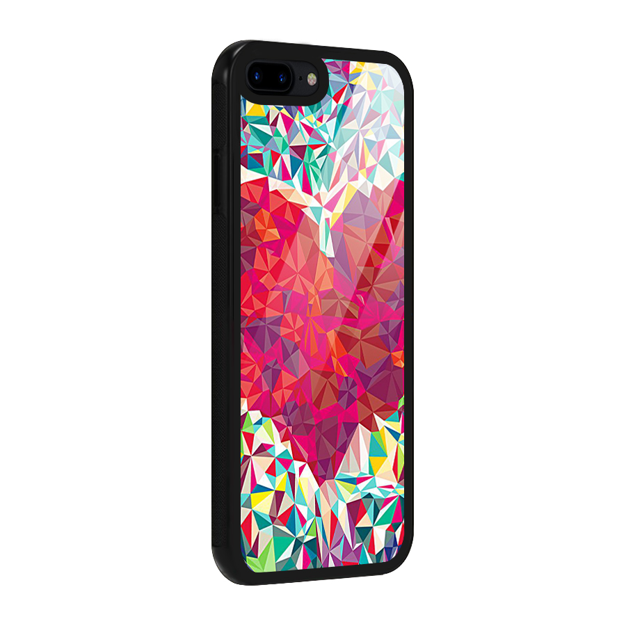 Scrumbled Heart Glass Back Case for iPhone 8 Plus