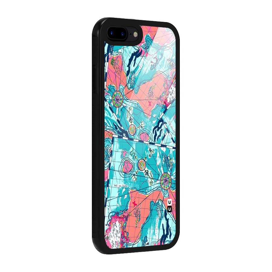 Sea Adventure Glass Back Case for iPhone 8 Plus