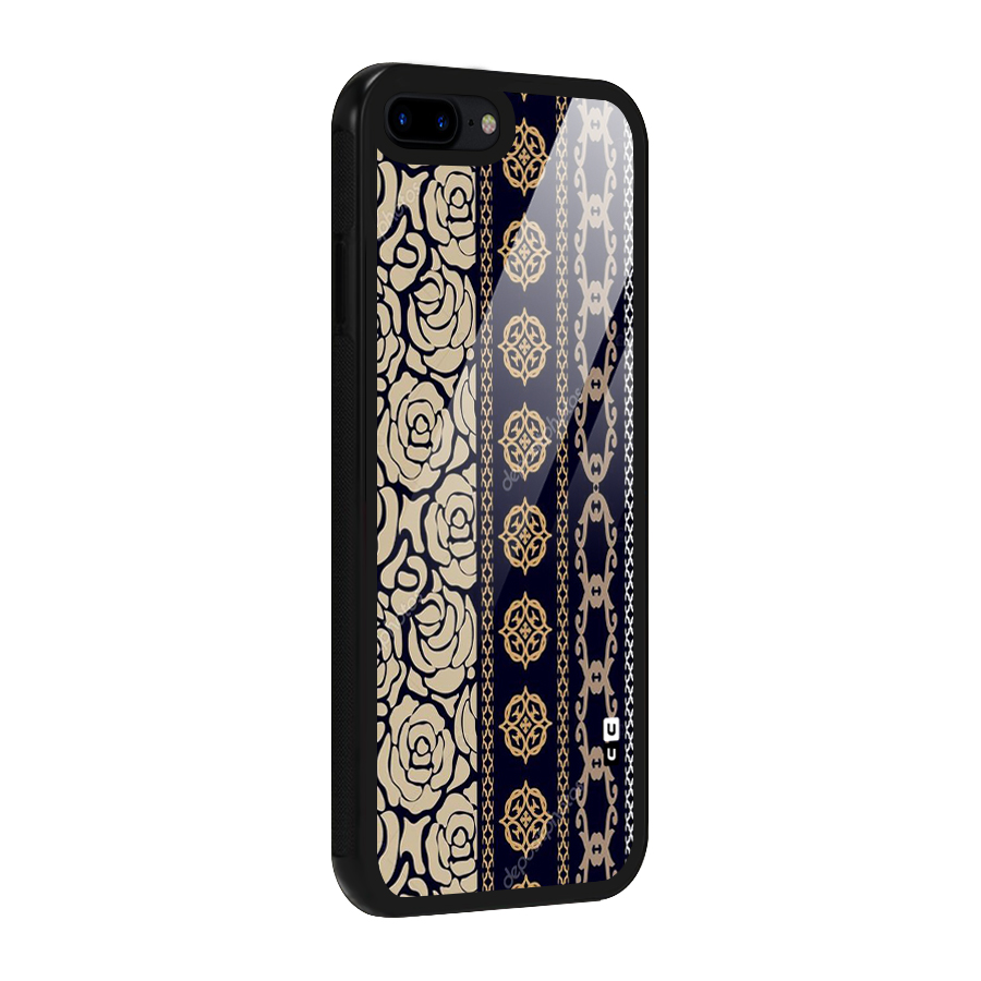 Seamless Pattern Glass Back Case for iPhone 8 Plus