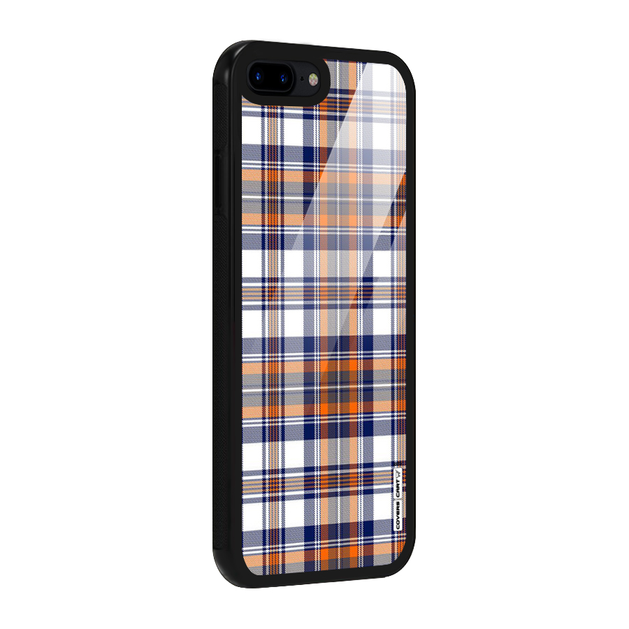 Shades Of Check Glass Back Case for iPhone 8 Plus