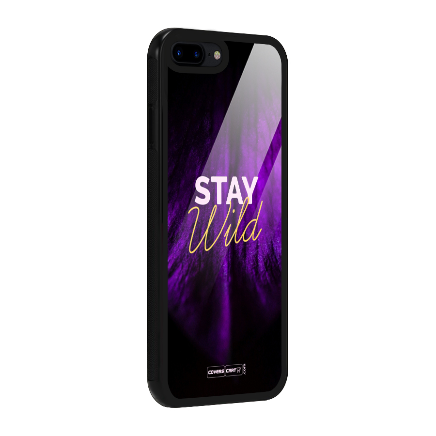 Stay Wild Glass Back Case for iPhone 8 Plus