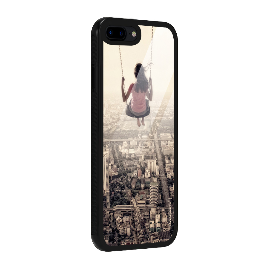 Top Of The World Glass Back Case for iPhone 8 Plus