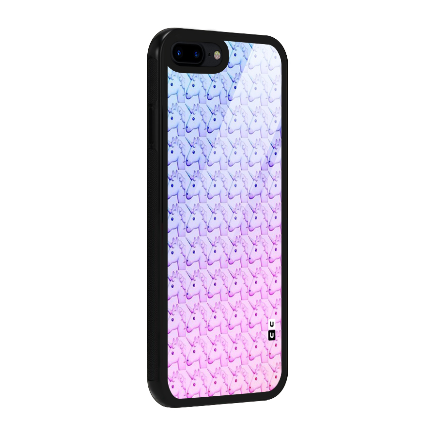 Unicorn Shade Glass Back Case for iPhone 8 Plus