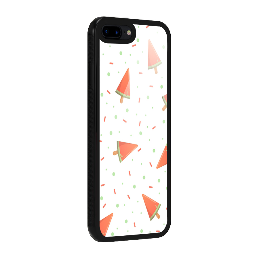 Watermelon Ice Creams Glass Back Case for iPhone 8 Plus