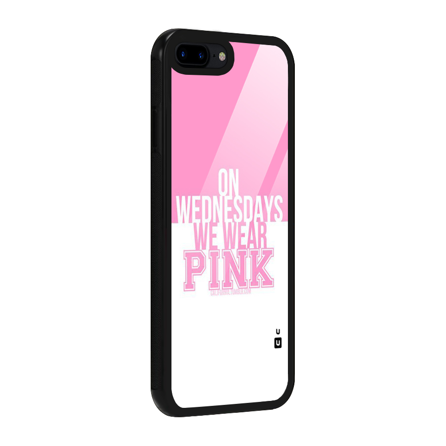 Wear Pink Glass Back Case for iPhone 8 Plus