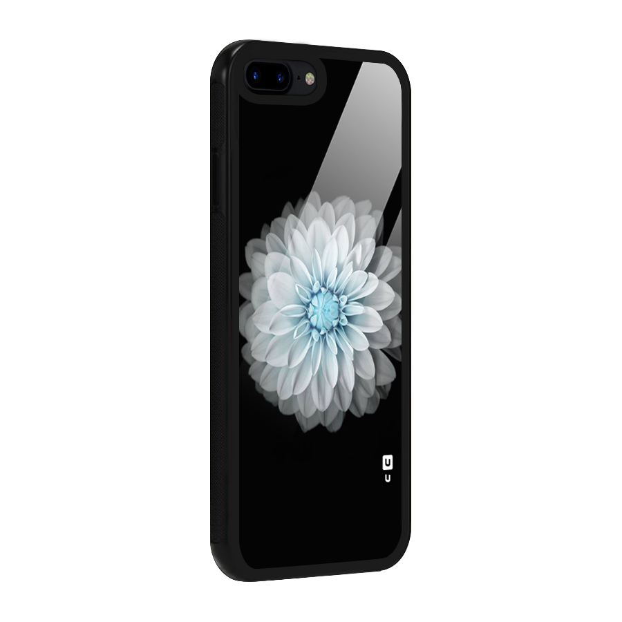 White Bloom Glass Back Case for iPhone 8 Plus