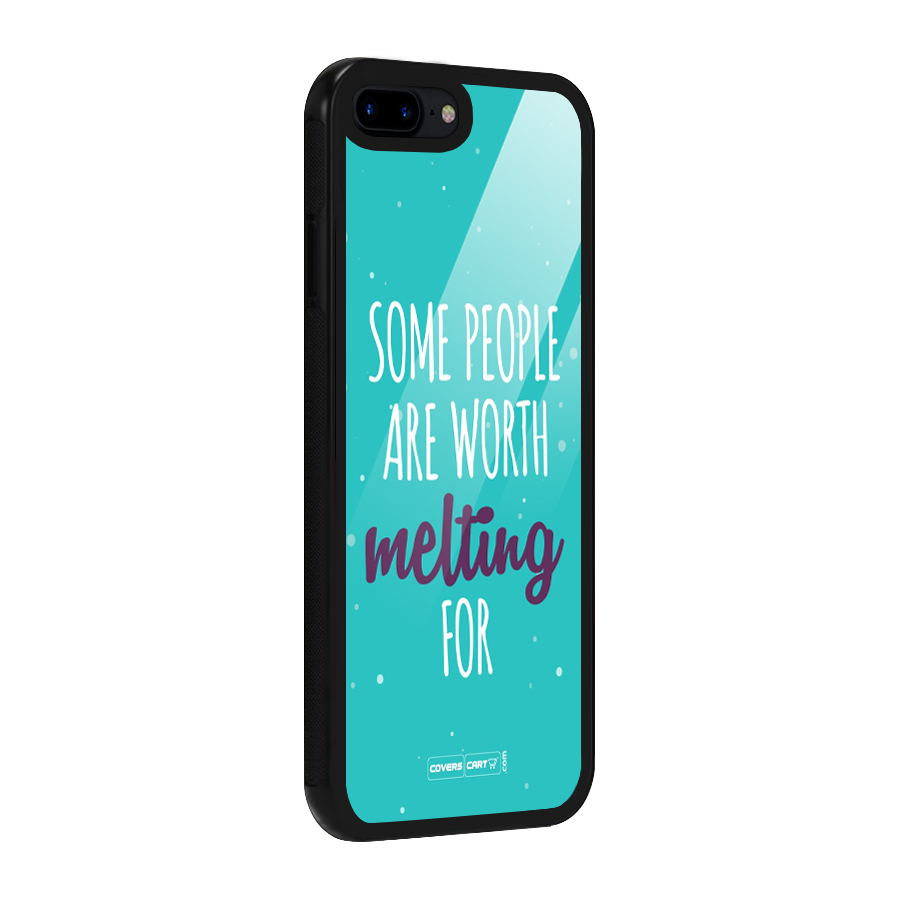 Worth Melting For Glass Back Case for iPhone 8 Plus