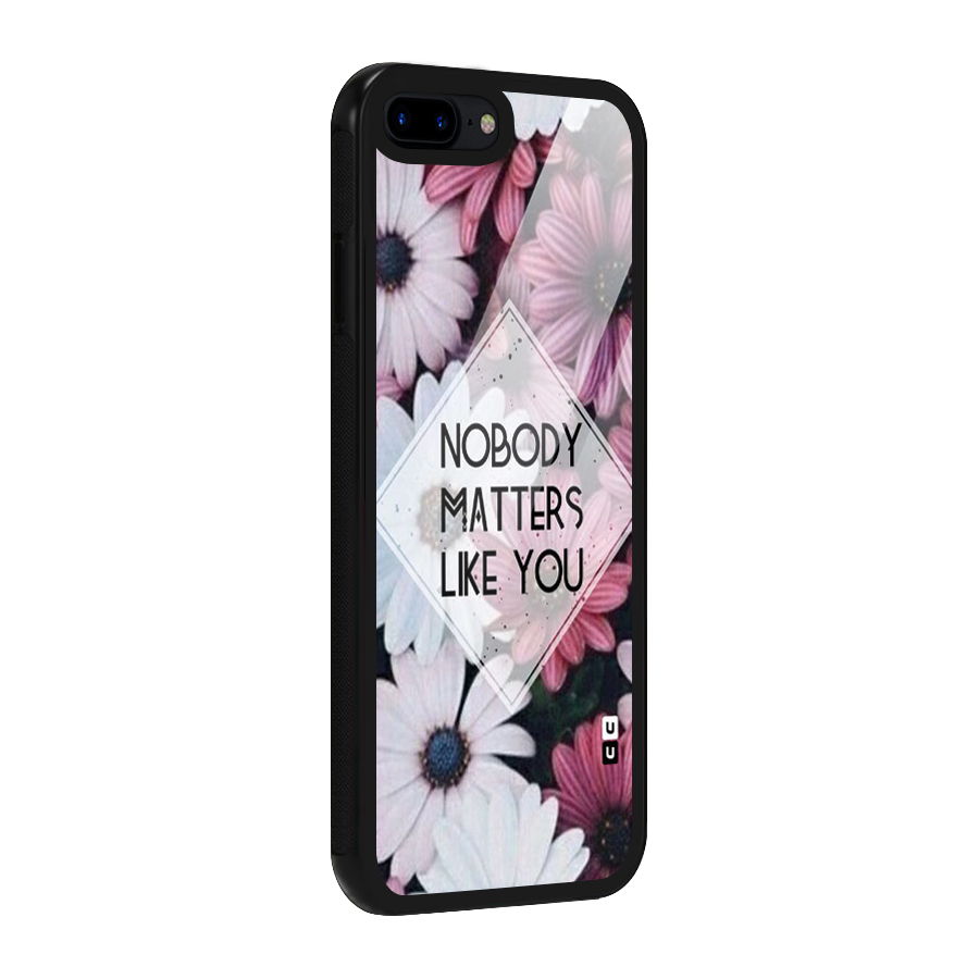 You Matter Glass Back Case for iPhone 8 Plus