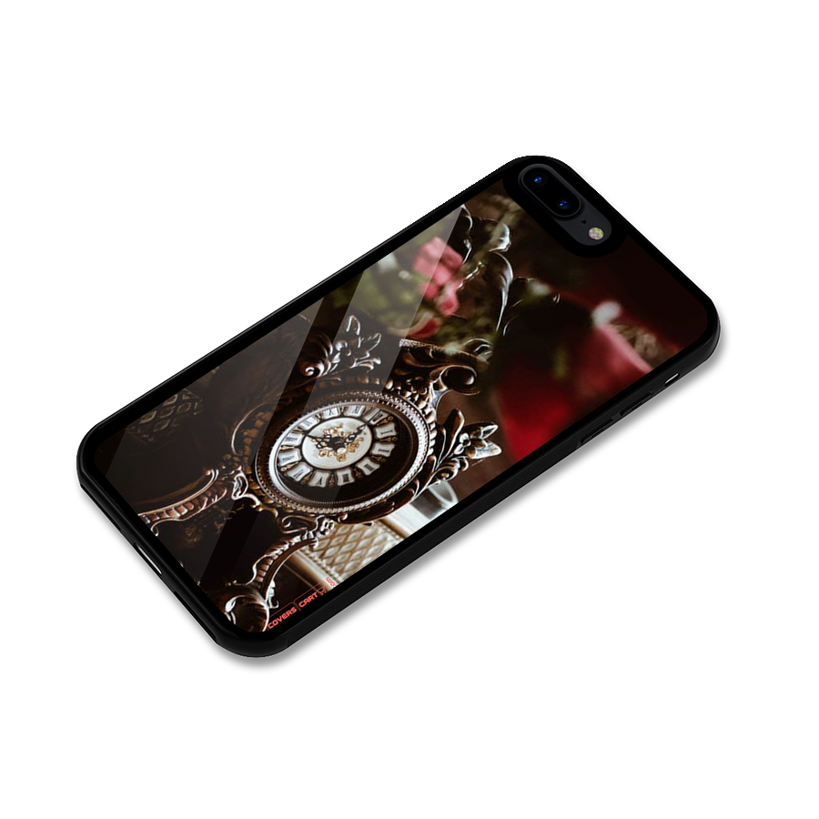 Ancient Clock Glass Back Case for iPhone 8 Plus