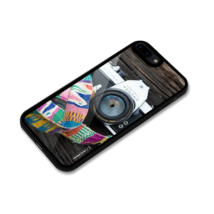 Antique Camera Glass Back Case for iPhone 8 Plus