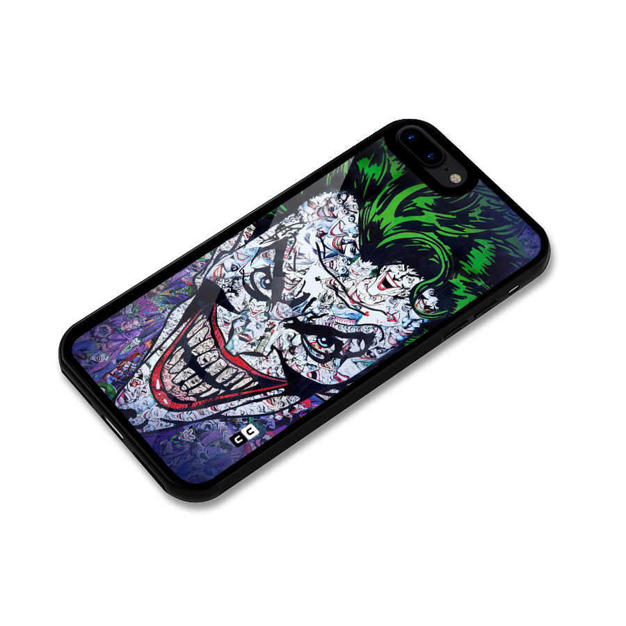 Art Face Glass Back Case for iPhone 8 Plus