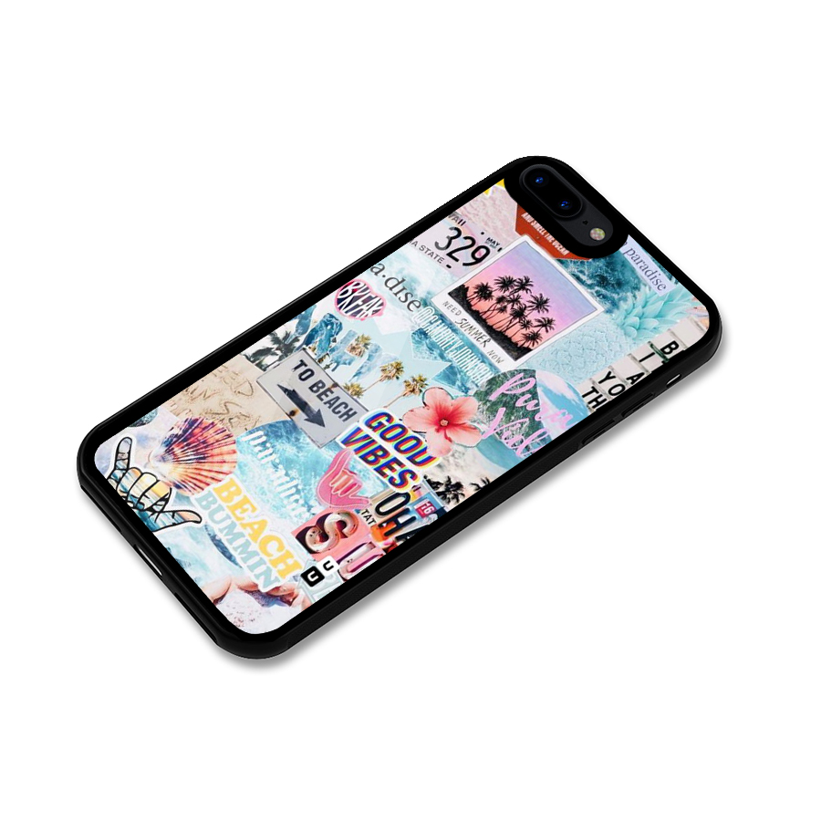 Beaching Life Glass Back Case for iPhone 8 Plus