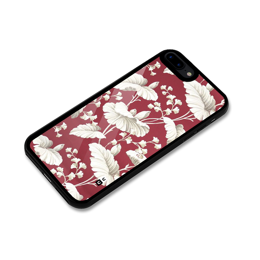 Beautiful Petals Glass Back Case for iPhone 8 Plus
